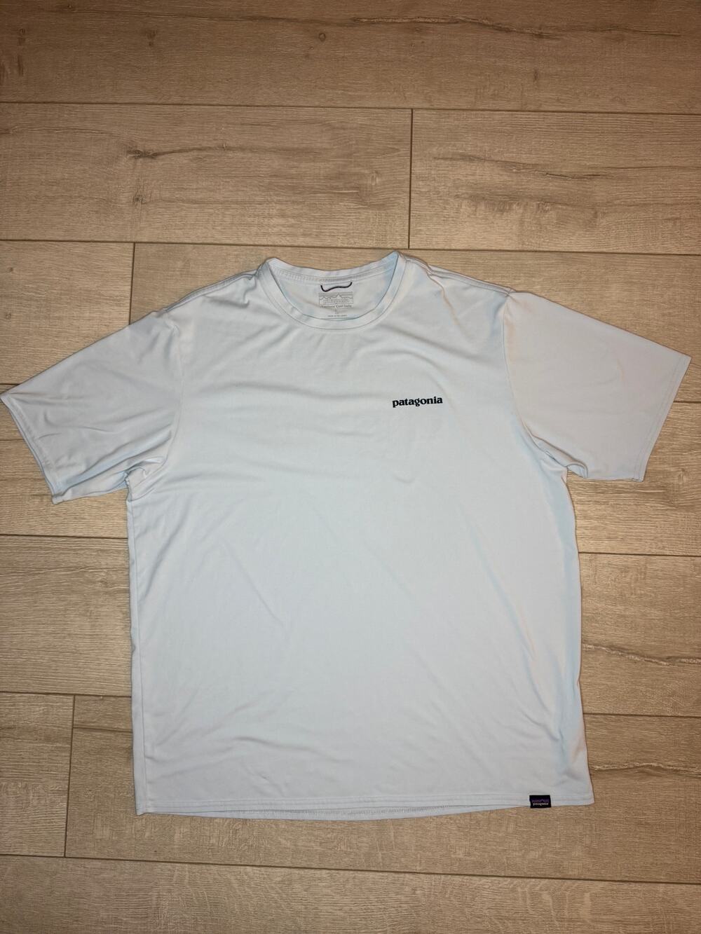 Patagonia Men's Capilene Cool Daily Boardshirt Graphic Shirt Large Blue